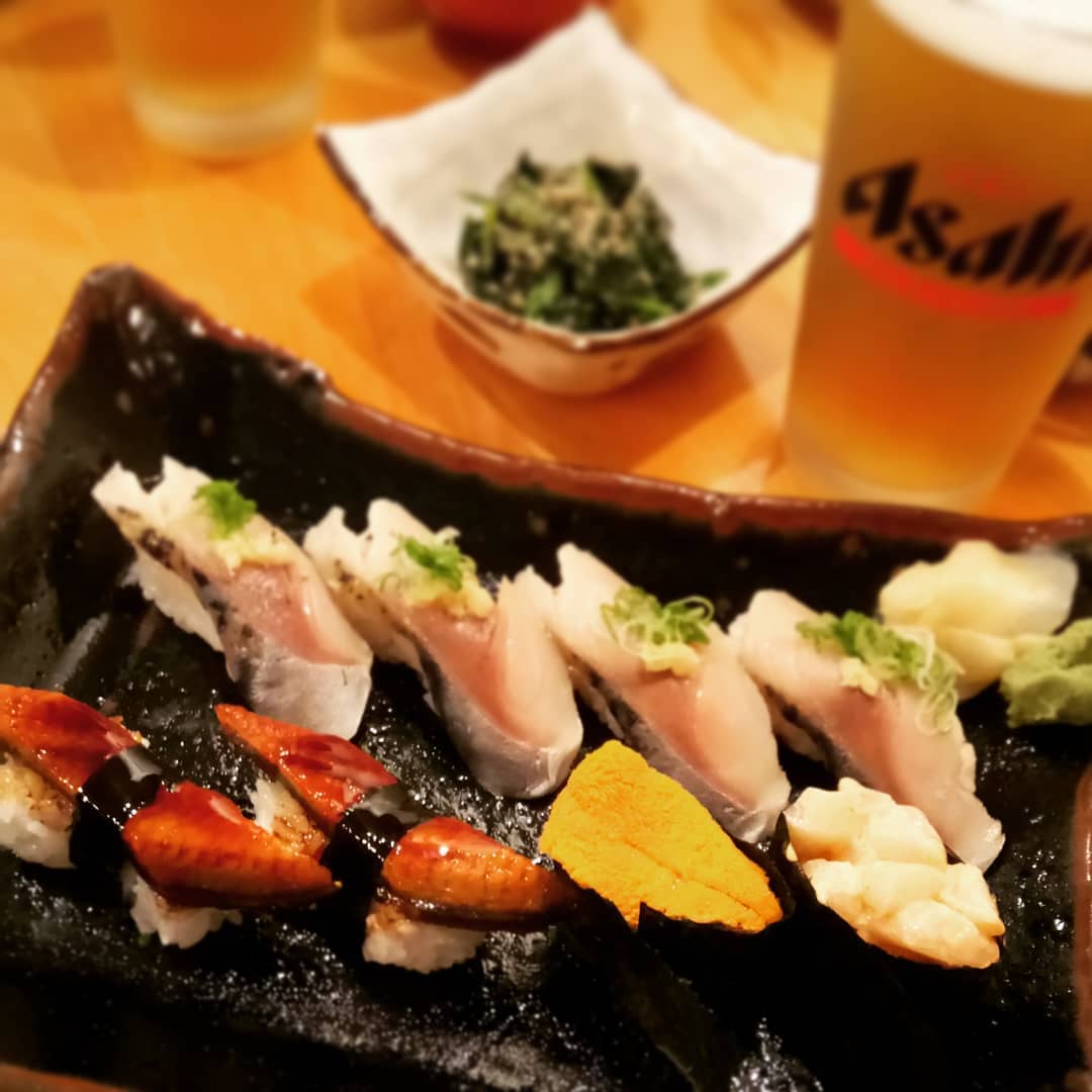 sushi nigiri platter