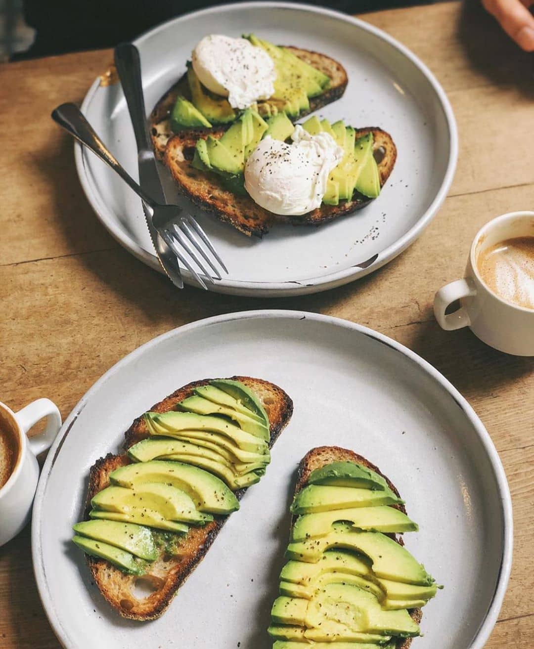 avocado toast on plate