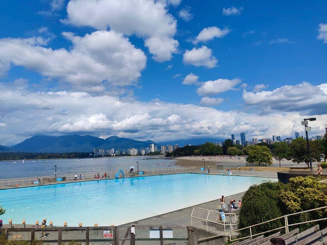 best beaches in vancouver - kits pool