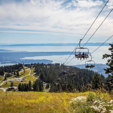 Grouse Mountain Guide view and lift