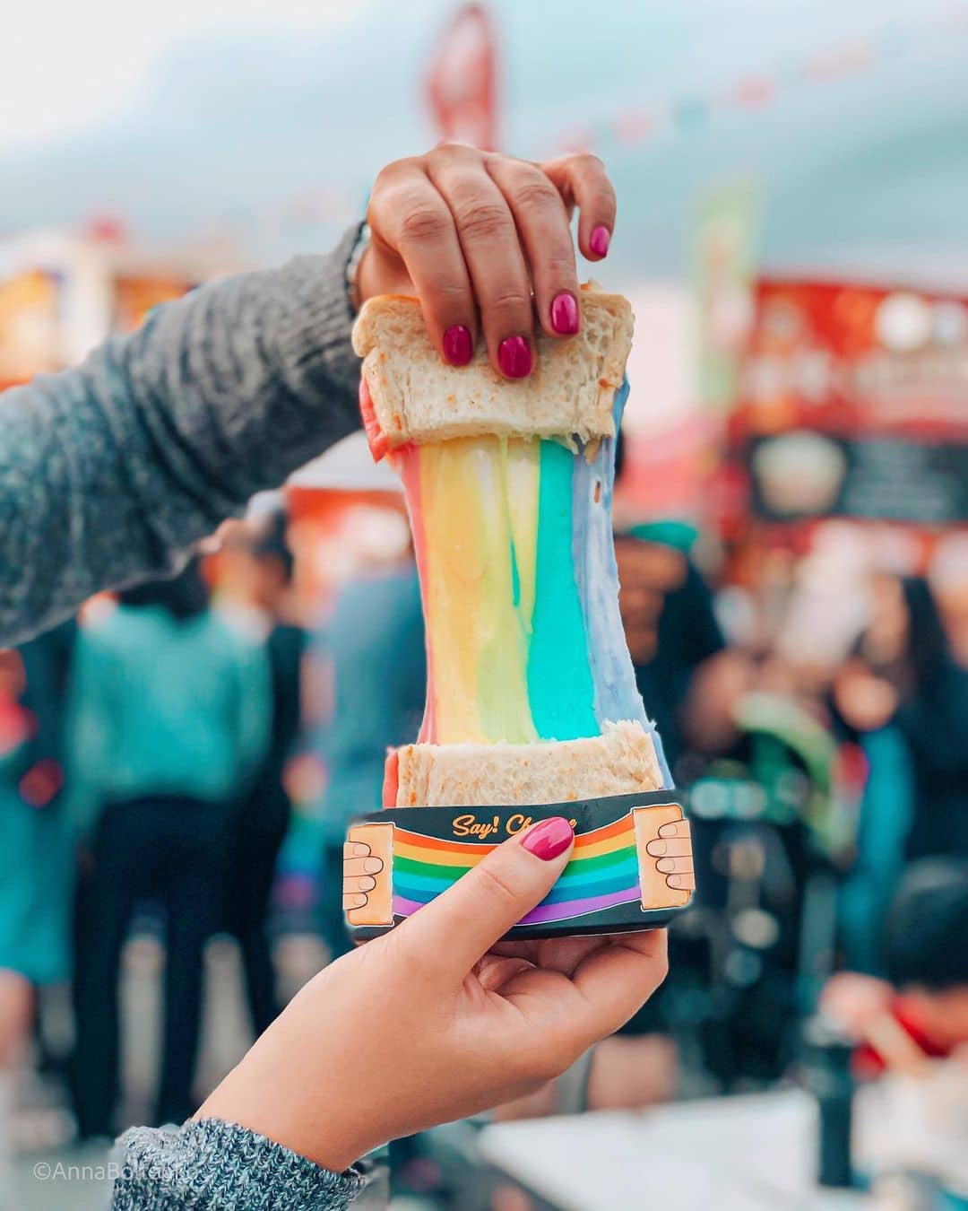 Vancouver night time activities - richmond night market colourful food pull