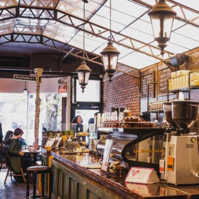 best coffee shops in vancouver - platform7 interior