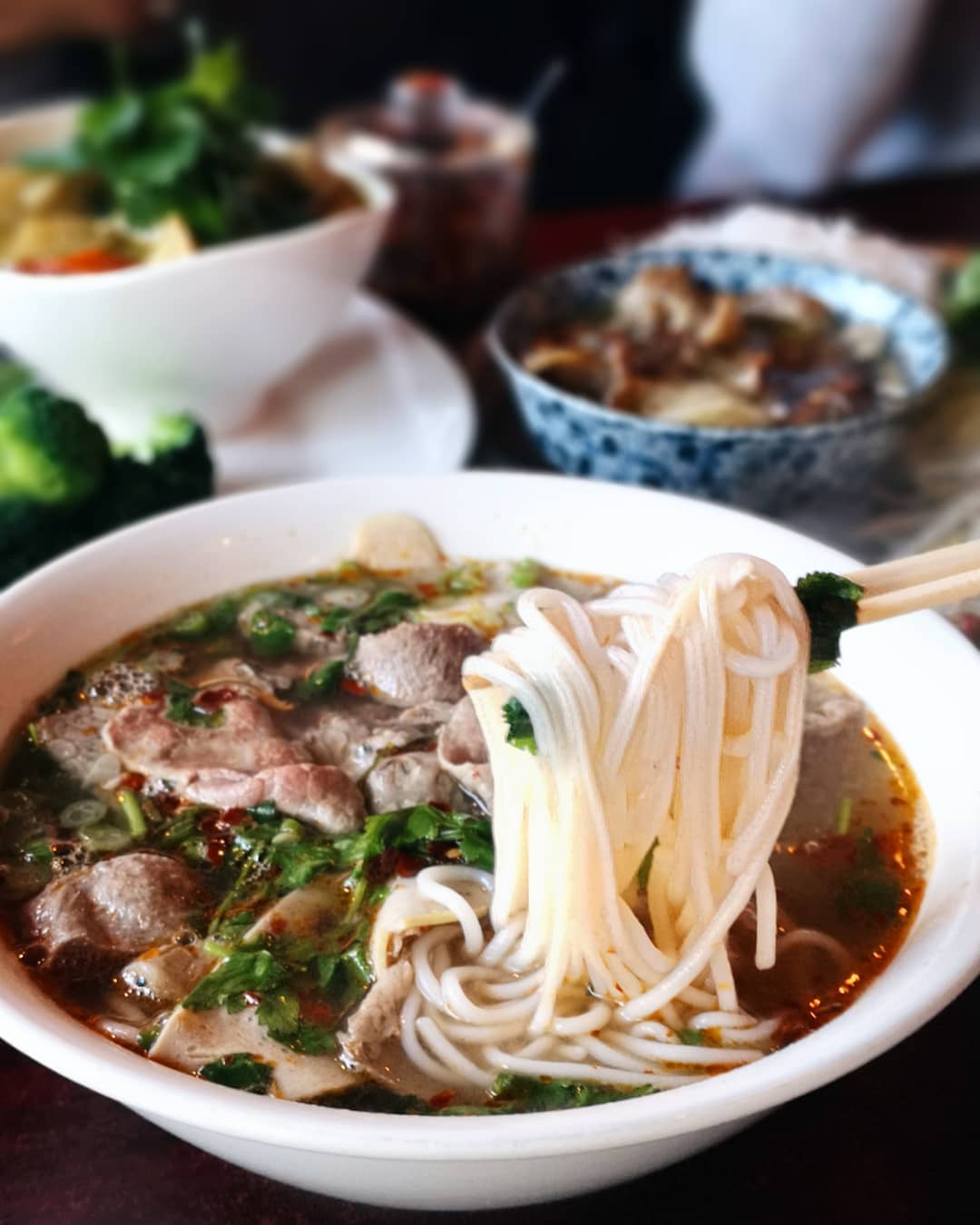 noms mag kitsilano guidebook - mr red cafe pho noodles lift