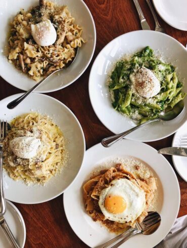 best italian restaurants in vancouver - ask luigi 4 popular pasta dishes