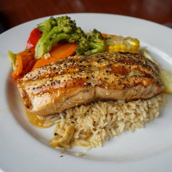 best restaurants and food in whistler 21 step kitchen and bar salmon rice