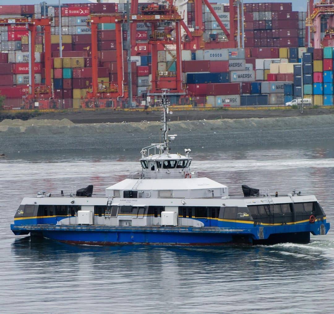 lonsdale quay travel guide - seabus moving