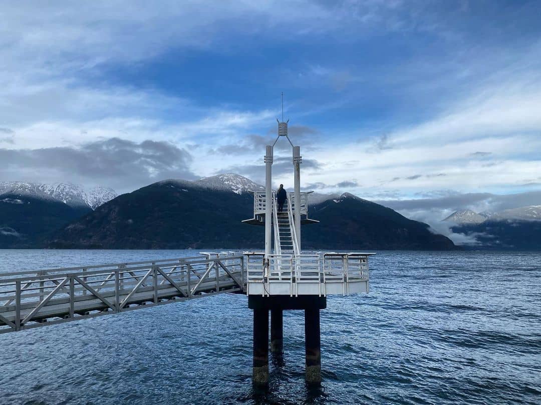 Sea to Sky Highway Guide - Porteau Cove mountain view and bridge