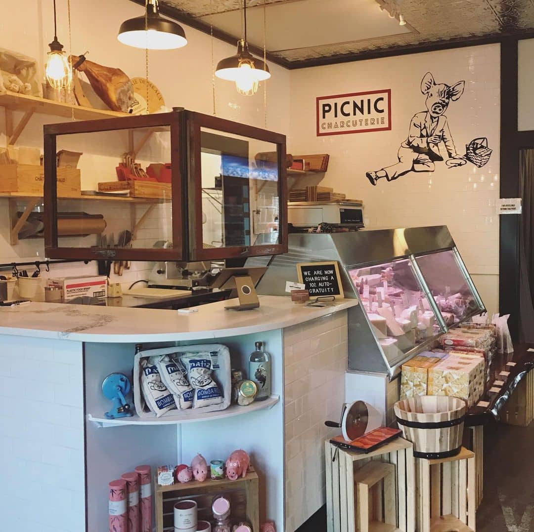 Places to Eat and Drink in Tofino - picnic charcuterie interior store