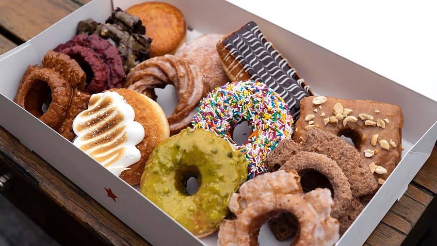 best donuts in vavncouver - lucky donuts in box