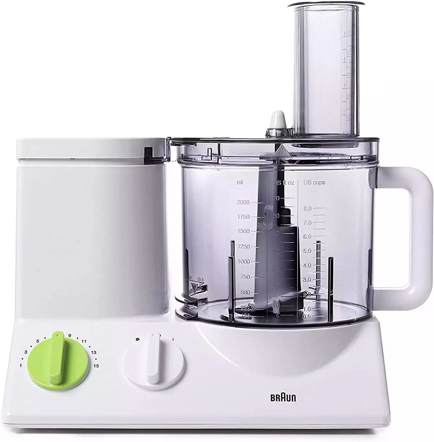 Braun FP3020 12 Cup Food Processor Ultra Quiet Powerful Motor