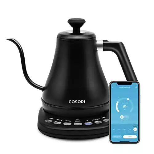 COSORI Electric Gooseneck Kettle Smart Bluetooth