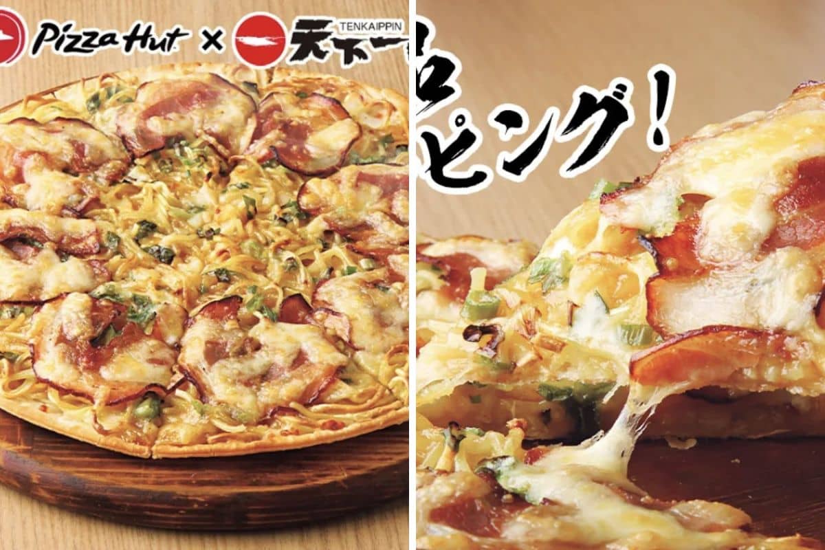 Pizza Hut Japan Teams Up With Noodle Brand For A Wild New Ramen Pizza