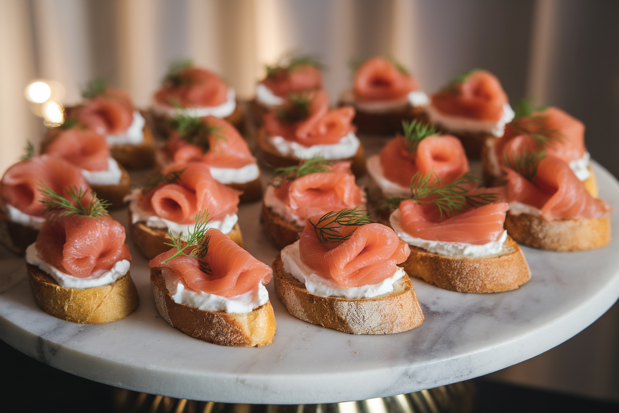 Easy Smoked Salmon Crostini Recipe For Your Next Party | Vancouver Food ...
