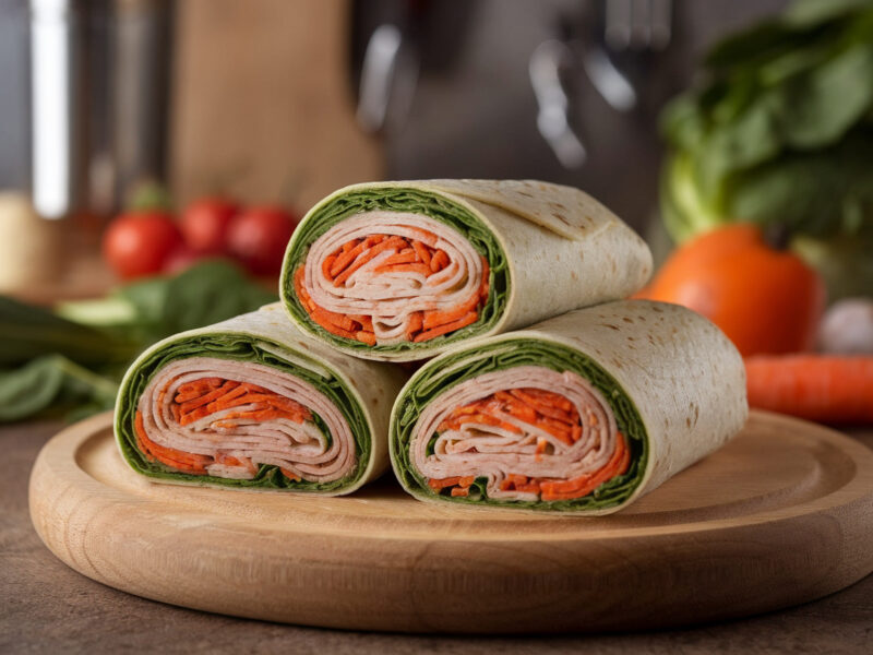 Easy Healthy Turkey And Spinach Wrap Recipe Vancouver Food Blog