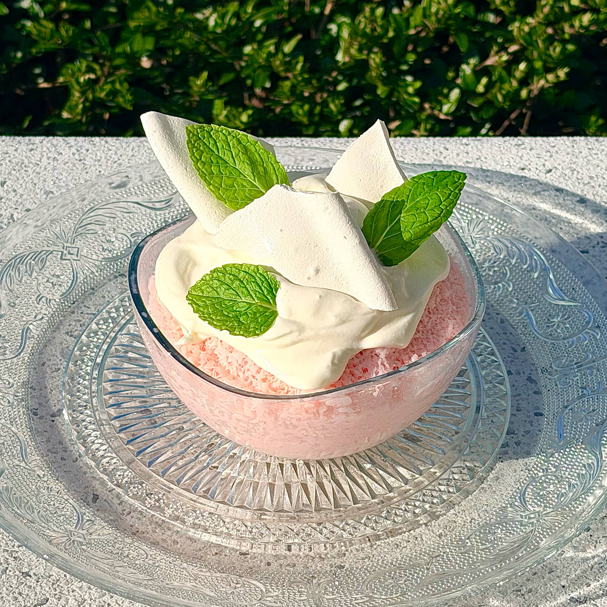 Cherry Mascarpone Snow