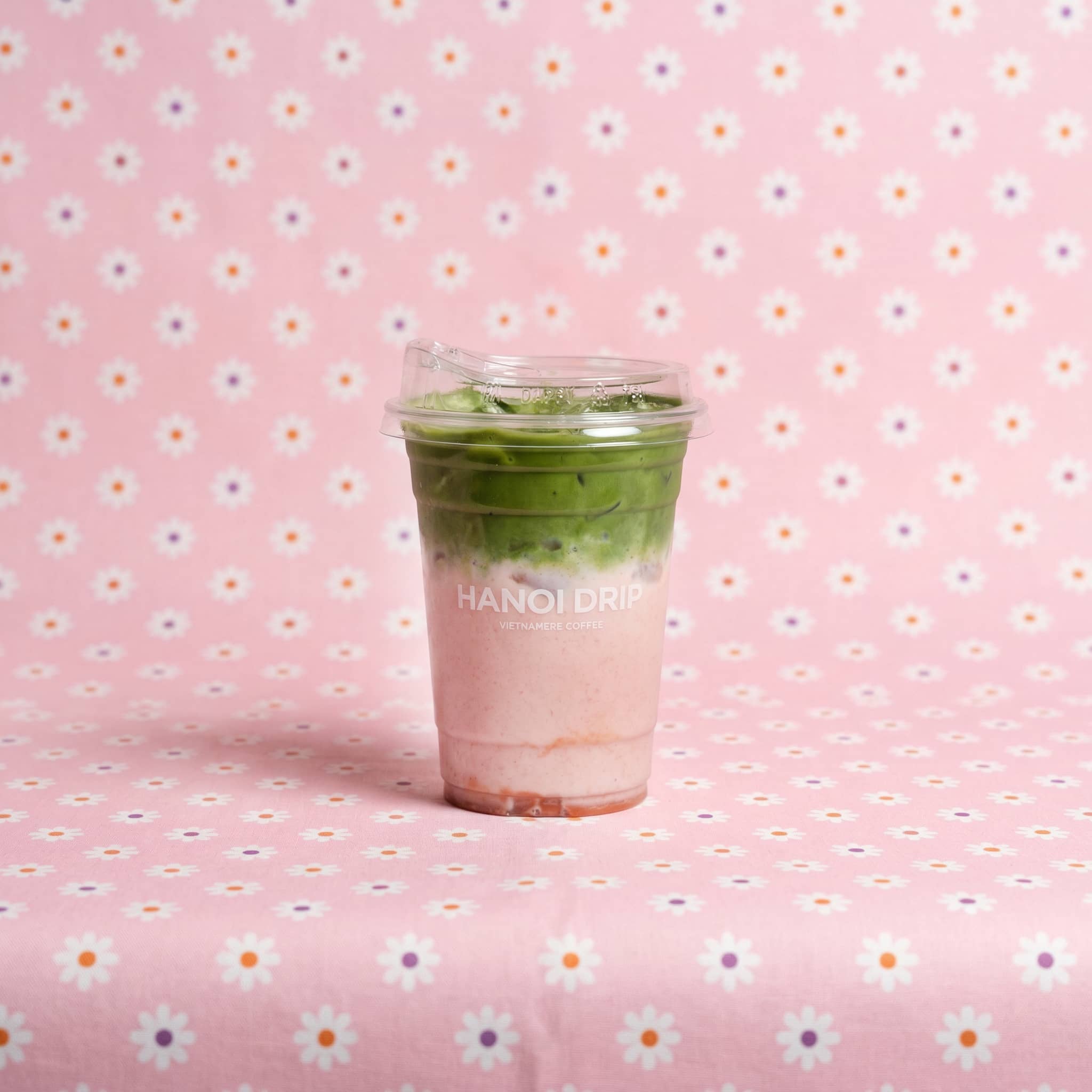Pink Guava Matcha Latte