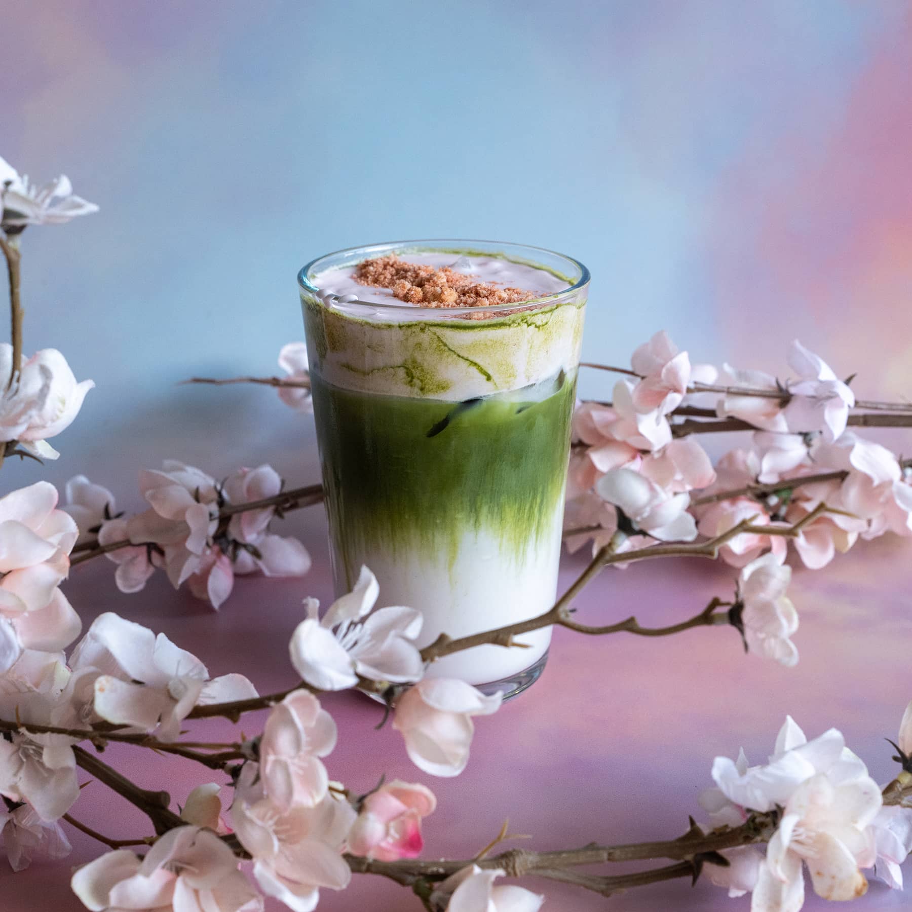 Sakura-Cha (Sakura Matcha Milk)
