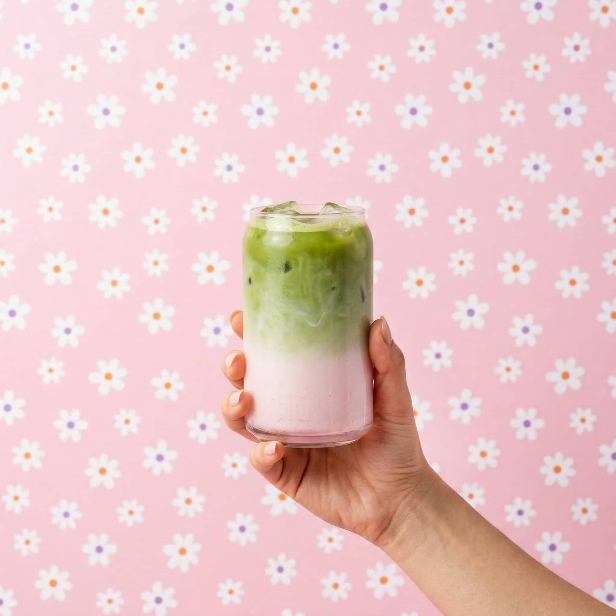 Sakura Matcha Latte