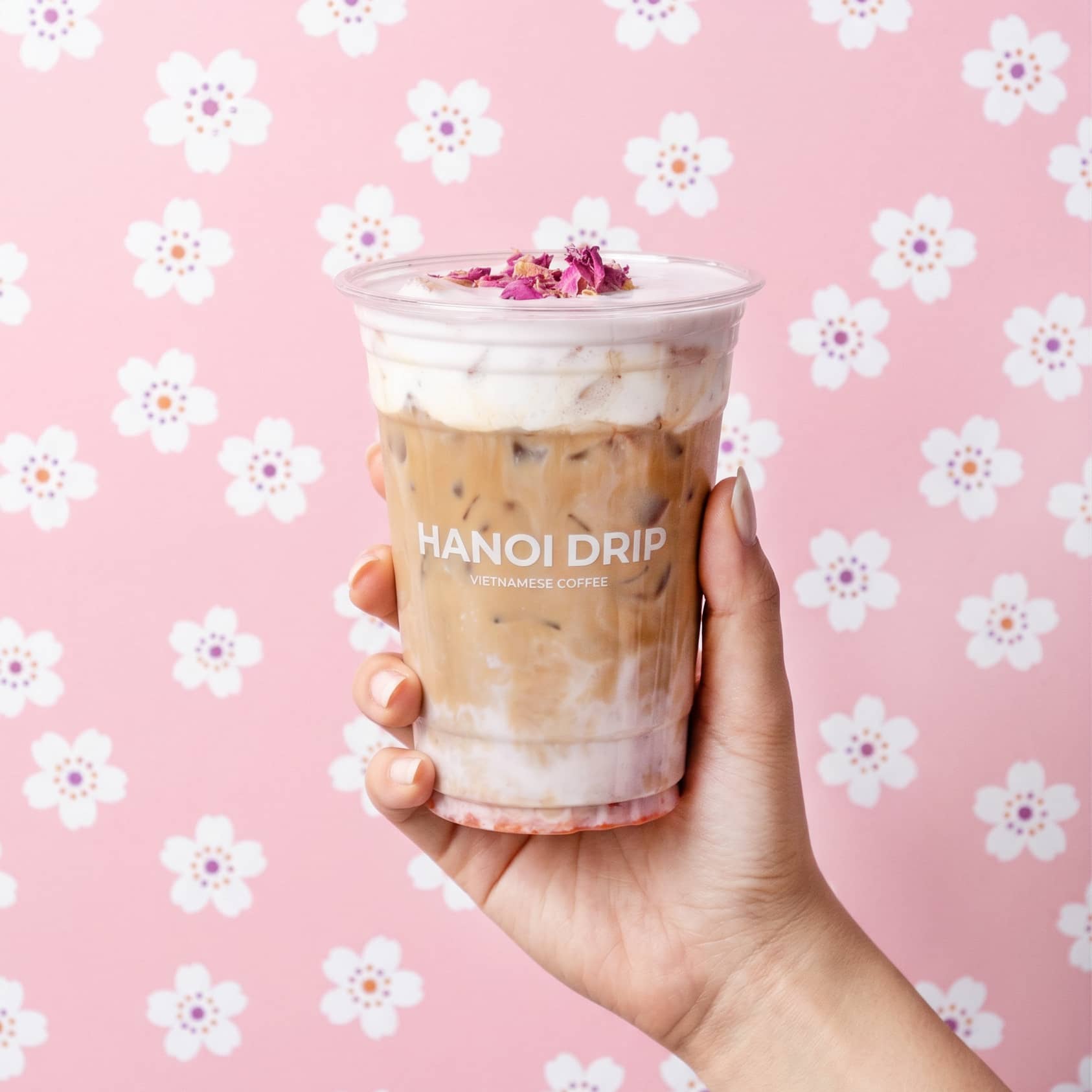 Strawberry Blossom Latte