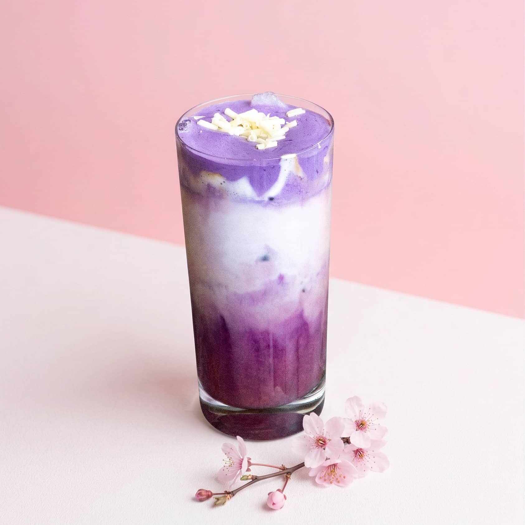 Ube Latte with Cold Foam