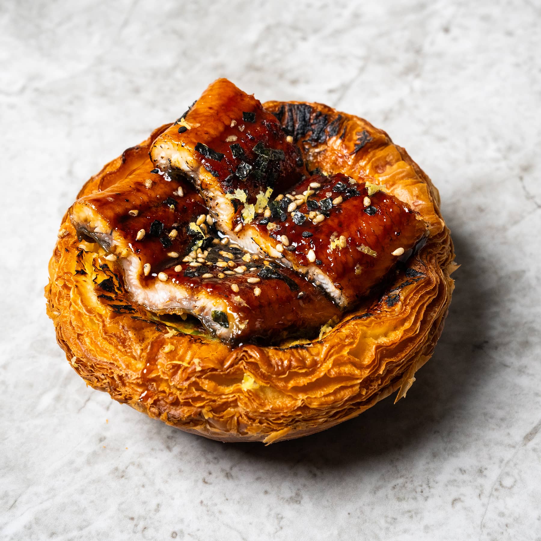 Unagi Croissant Quiche