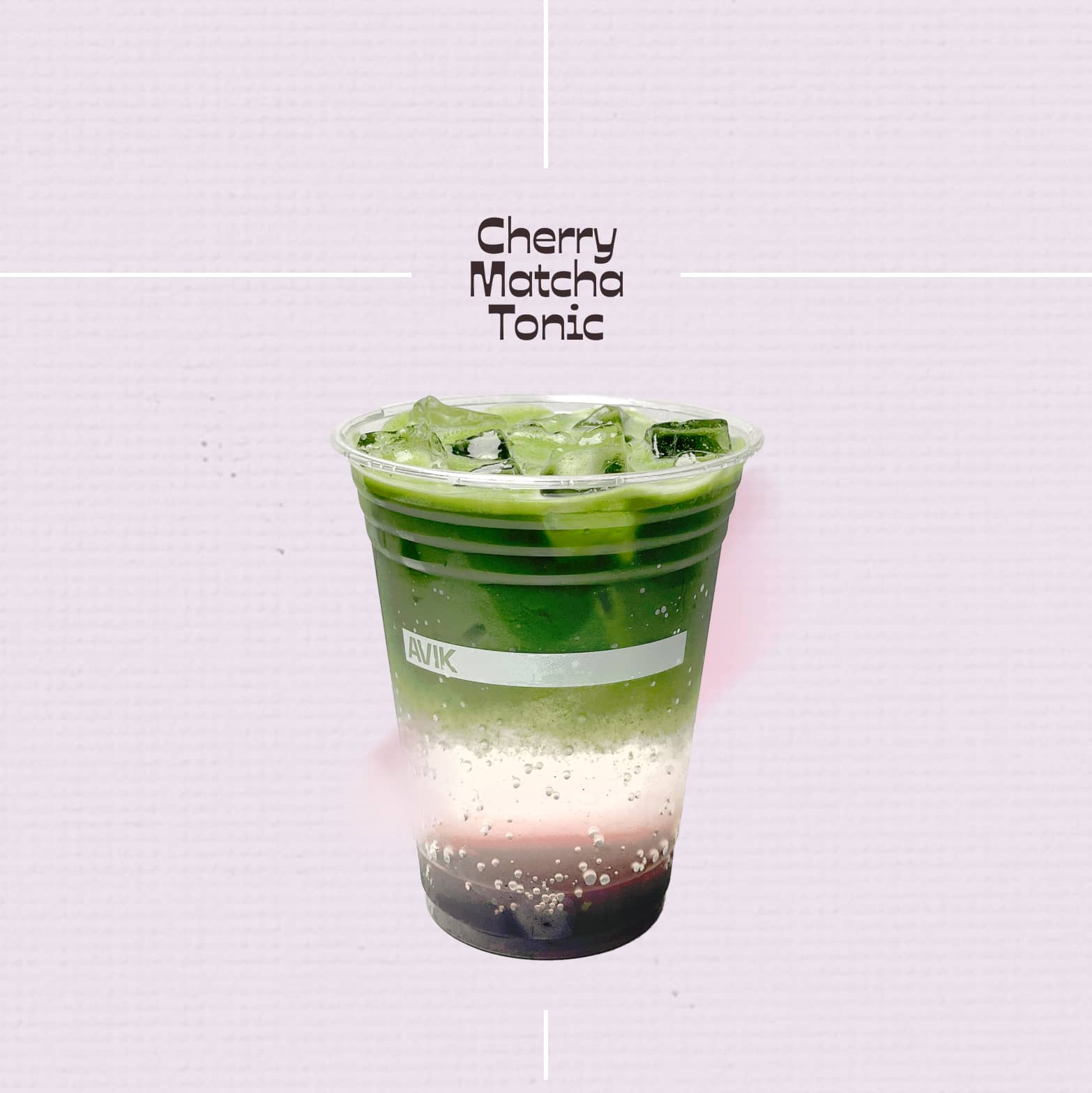 Cherry Matcha Tonic