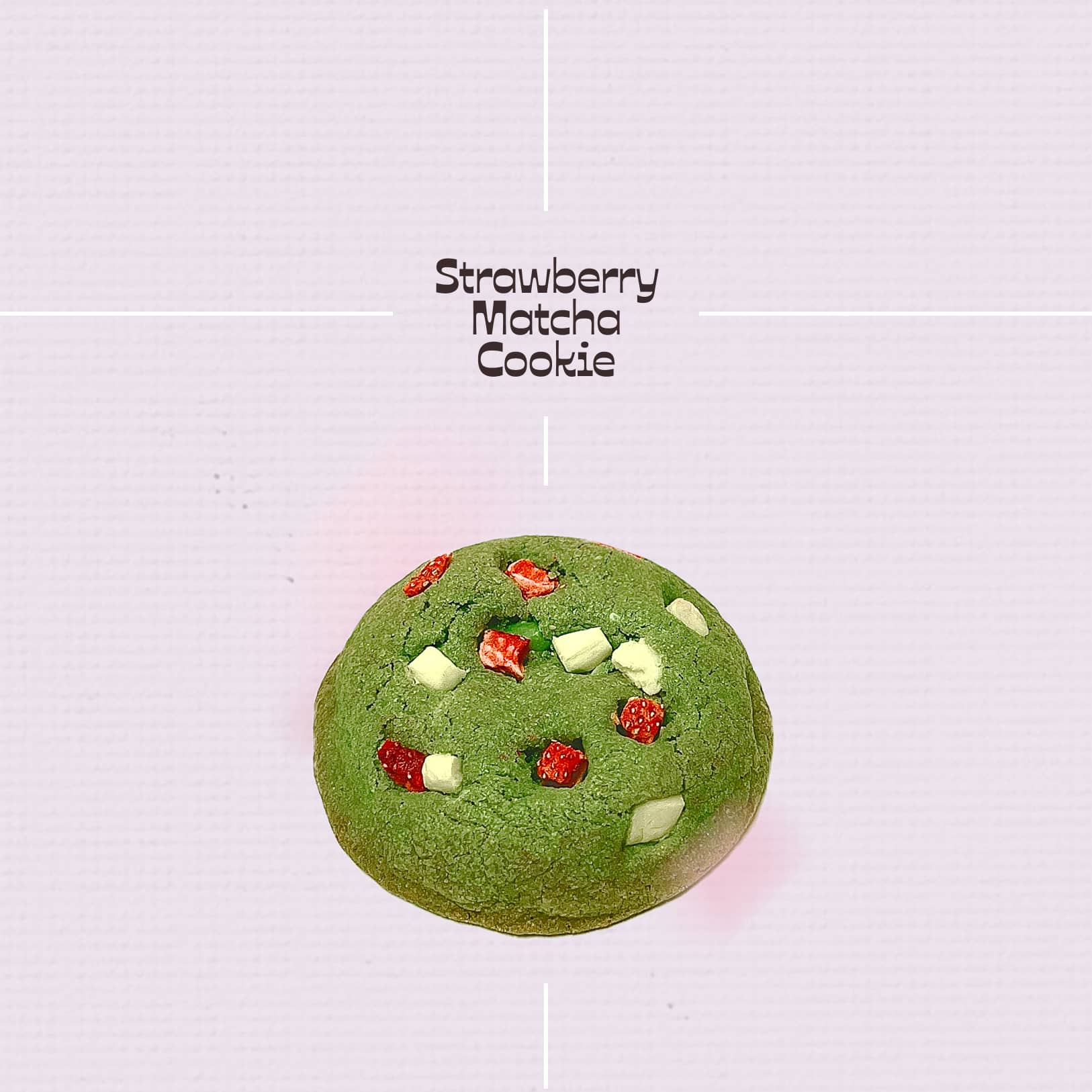 Strawberry Matcha Cookie