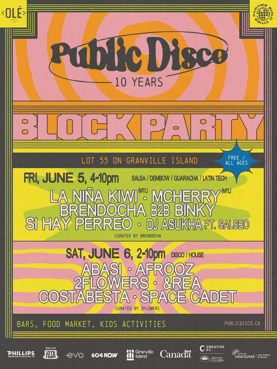 Public Disco Block Party