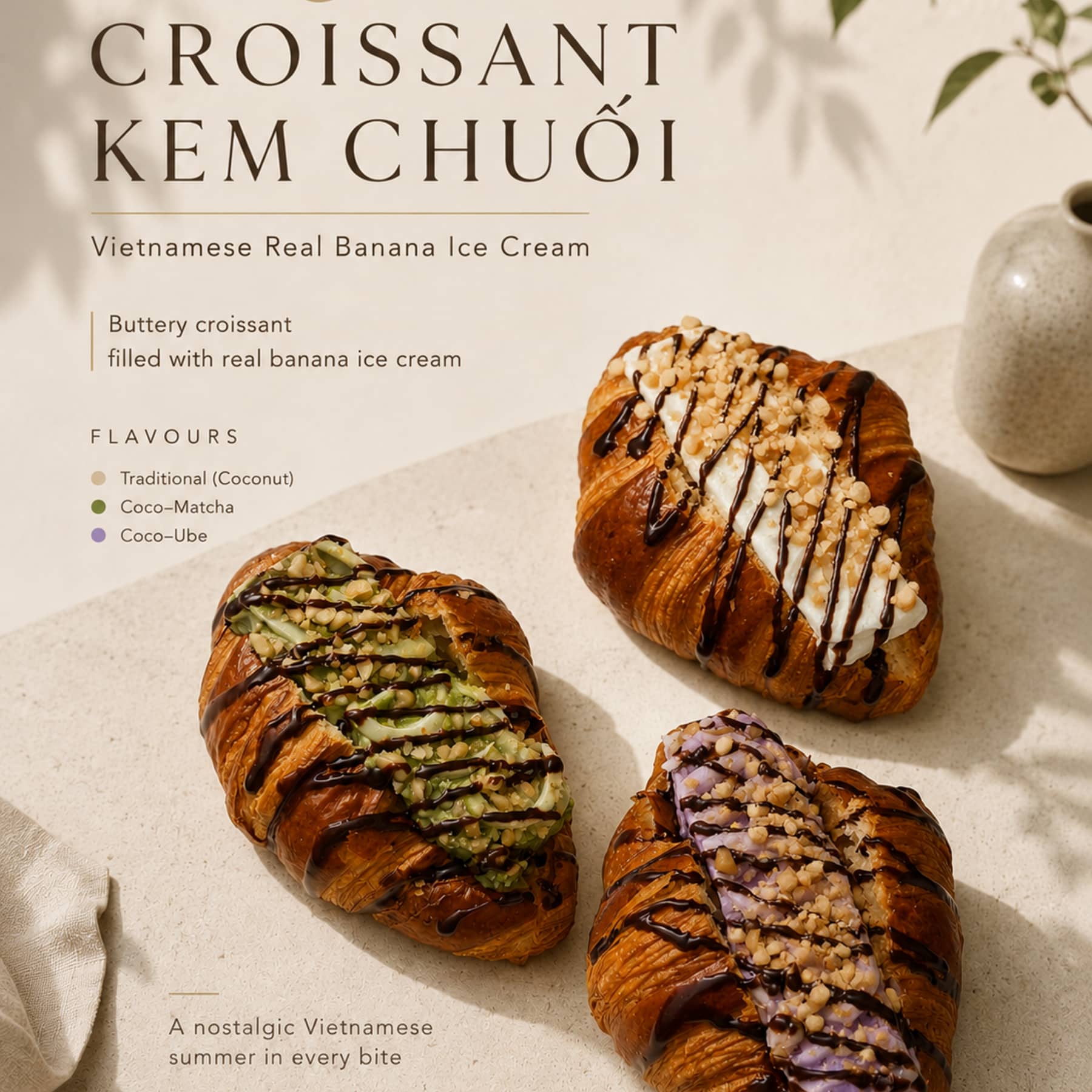 Croissant Kem Chuoi