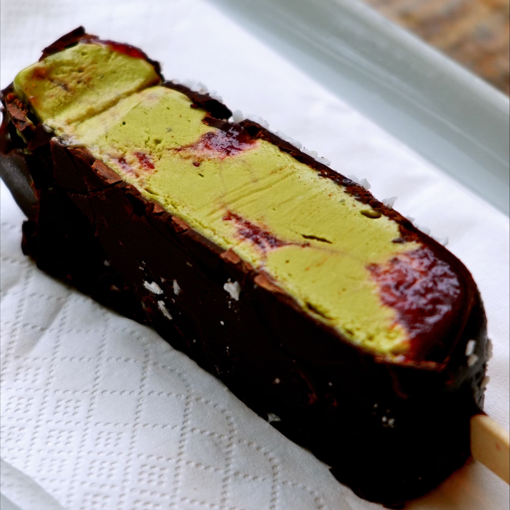 Strawberry Matcha Ice Cream Bar