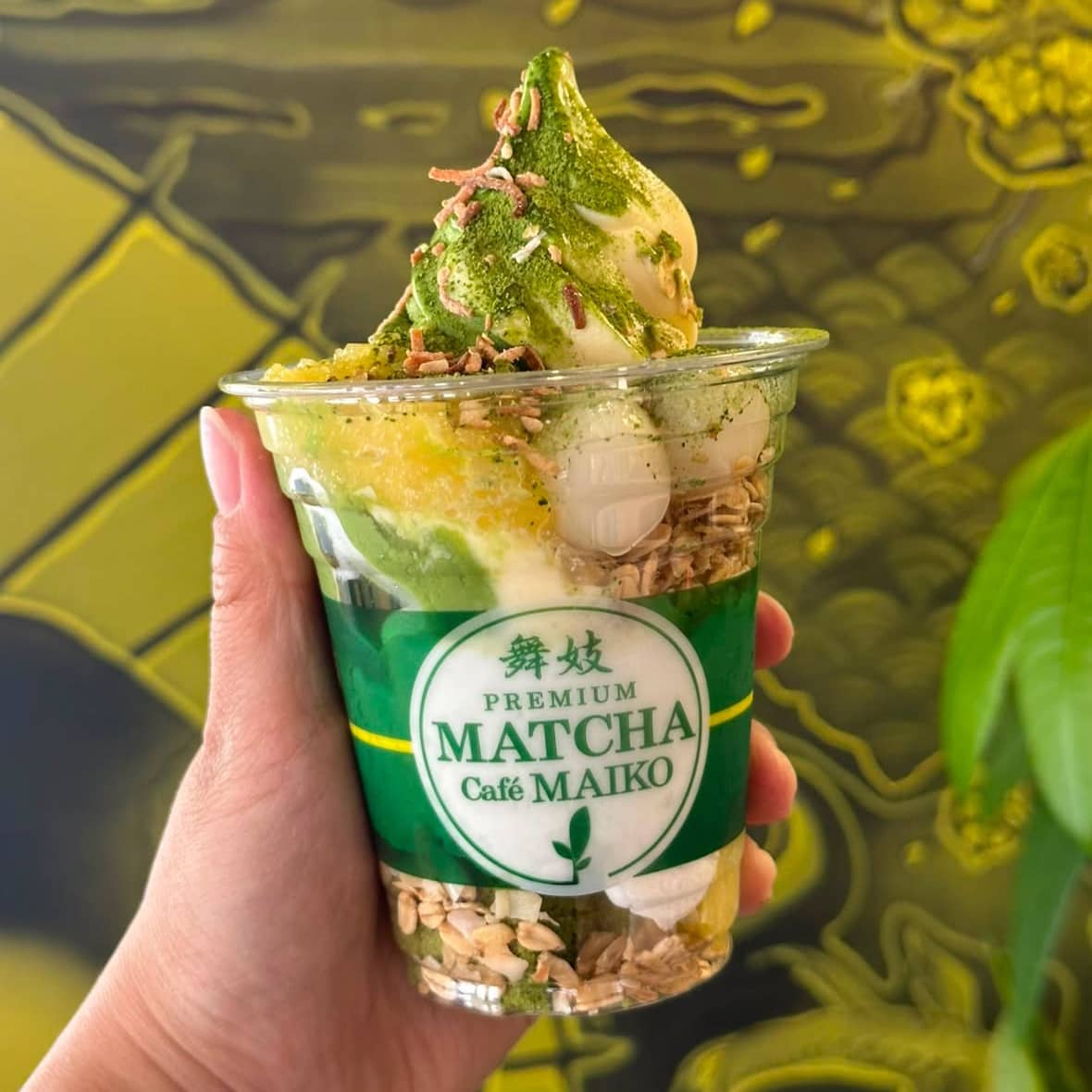 Matcha Pineapple Paradise Parfait