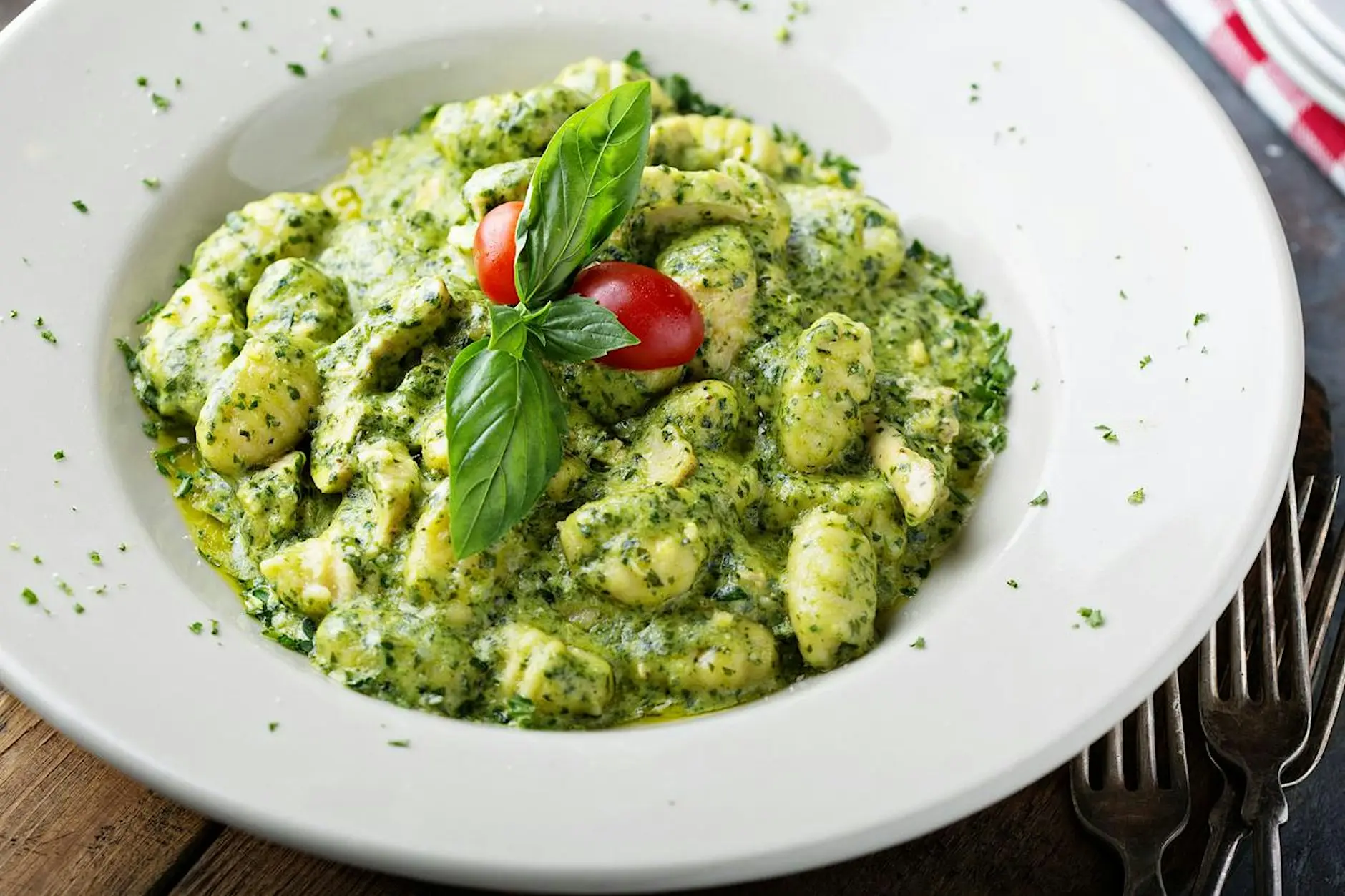 Gnocchi and Cacciatore