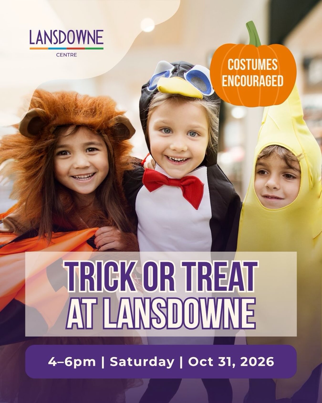 Trick or Treat Lansdowne Centre
